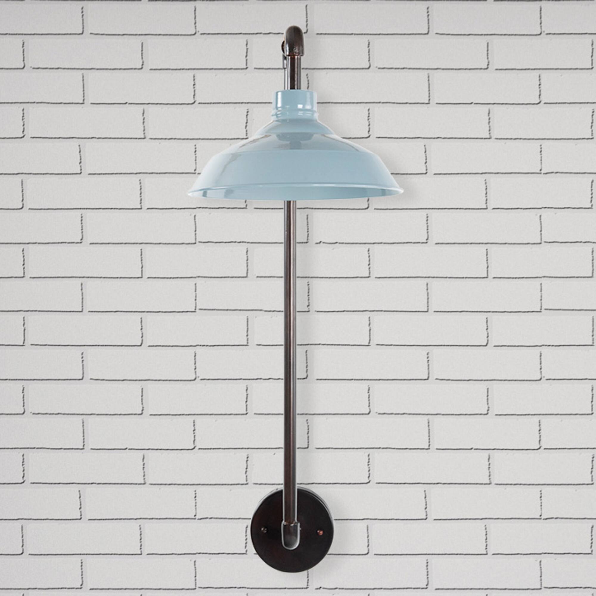 Hello Honey® 33" Metal Wall Sconce with Round Shade